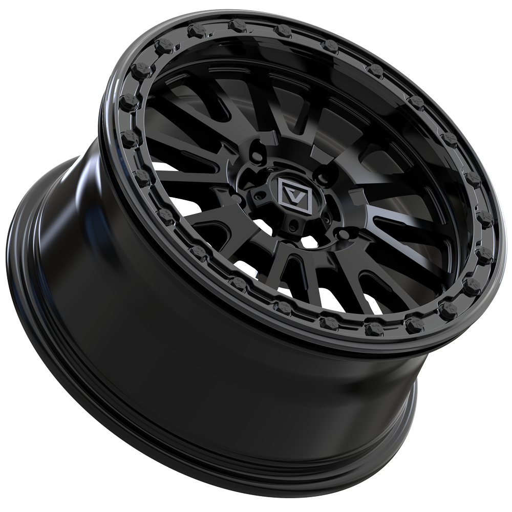 Alpha on 15x7 V16 SB UTV Wheel and Tire Kit