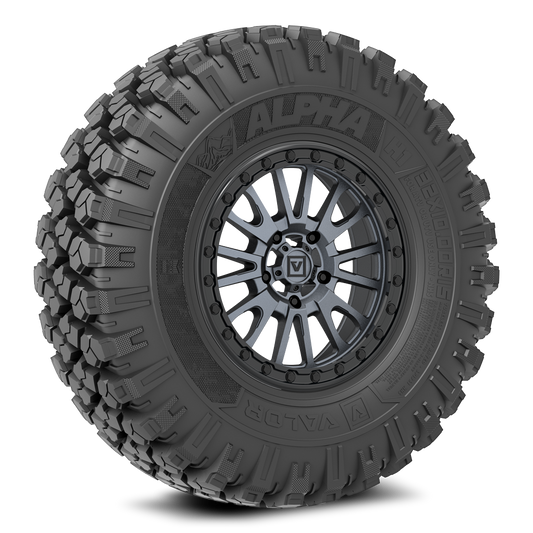 Alpha on 15x7 V16 GM UTV Wheel and Tire Kit