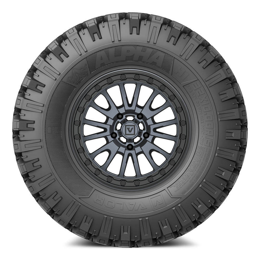 Alpha on 15x7 V16 GM UTV Wheel and Tire Kit