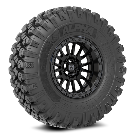 Alpha on 15x8 V16 SB UTV Wheel and Tire Kit