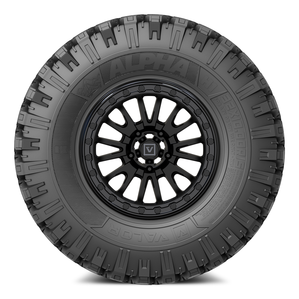 Alpha on 15x8 V16 SB UTV Wheel and Tire Kit