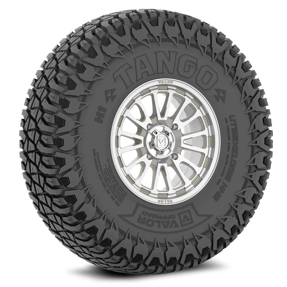 Tango on 15x7 V14 RM UTV Wheel and Tire Kit