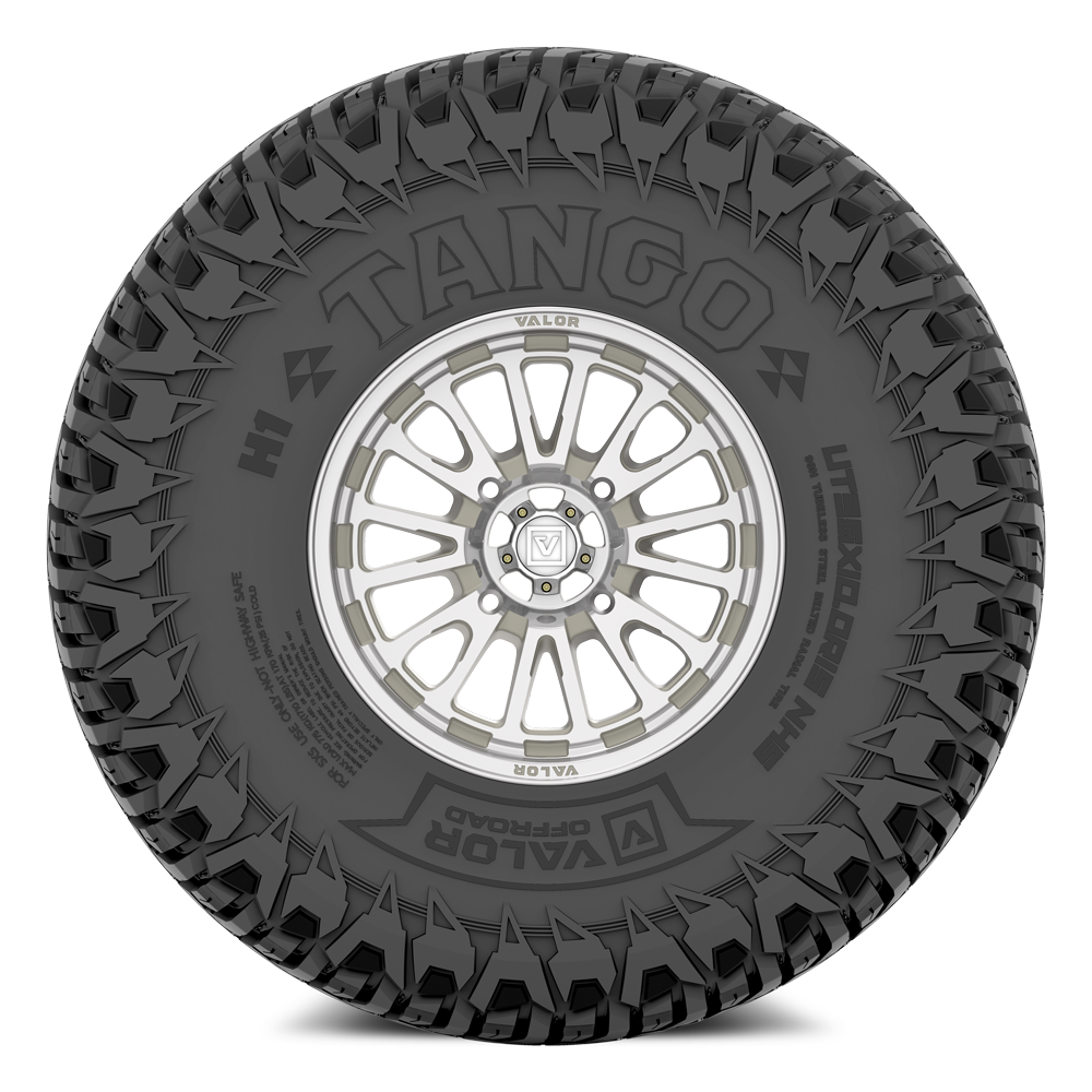 Tango on 15x7 V14 RM UTV Wheel and Tire Kit