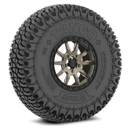 Tango on 15x7 V15 Bronze UTV Wheel and Tire Kit