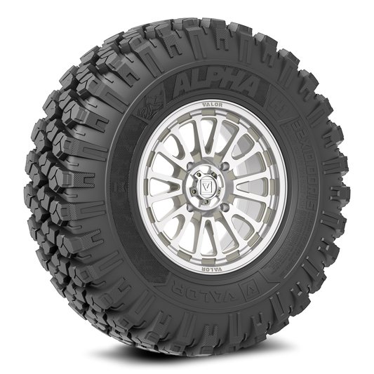 Alpha on 15x7 V14 RM UTV Wheel and Tire Kit